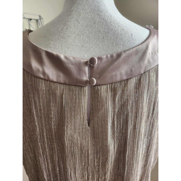 Laura Plus‎ sleeveless Beaded neck layerd gown 18 NEW - Picture 4 of 11